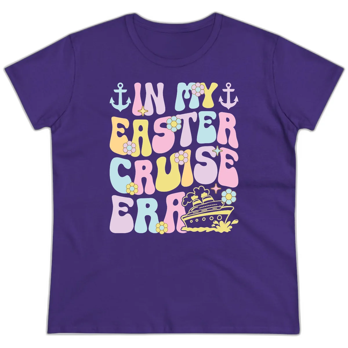 In My Cruise Era Ladies Tee in Purple