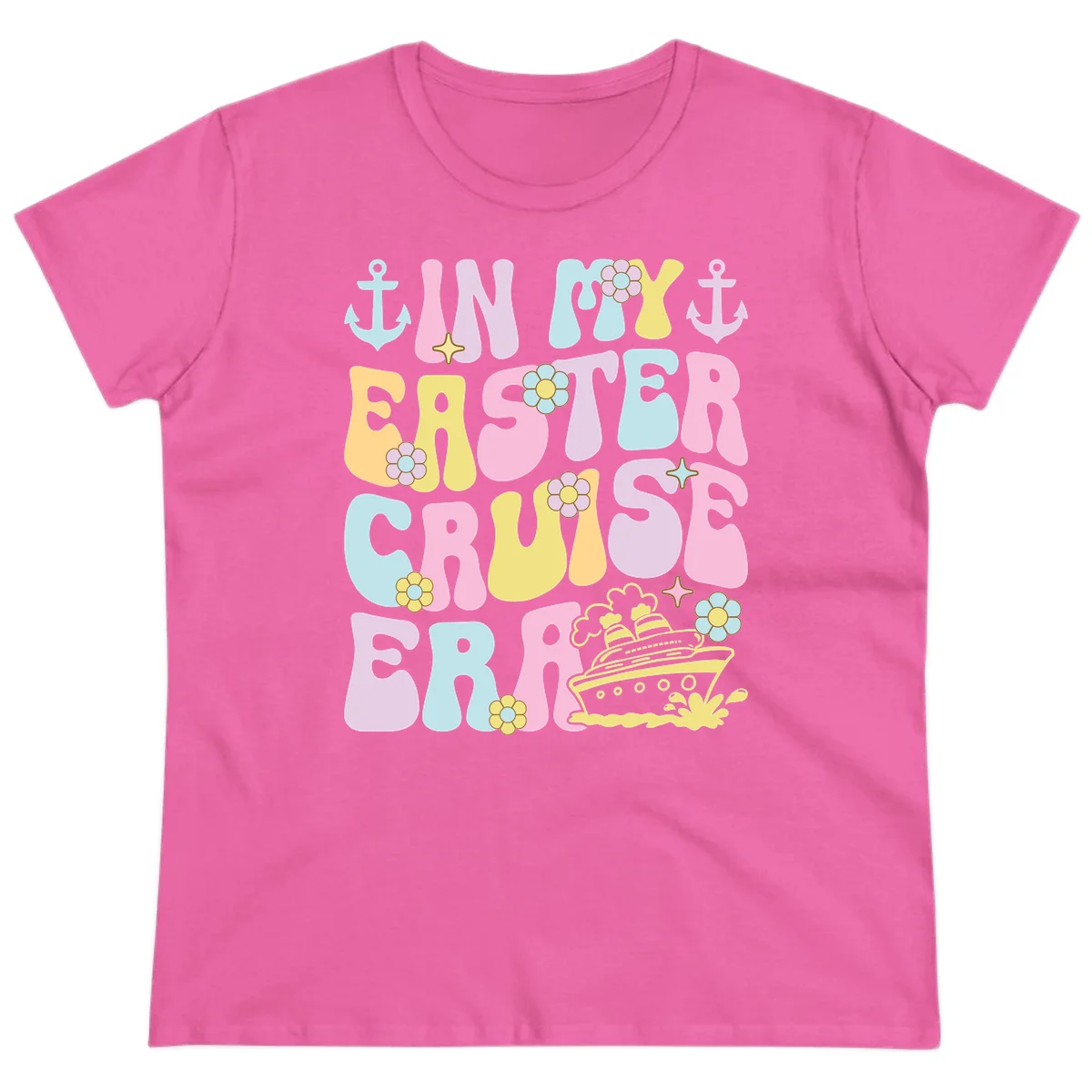 In My Cruise Era Ladies Tee in Azalea