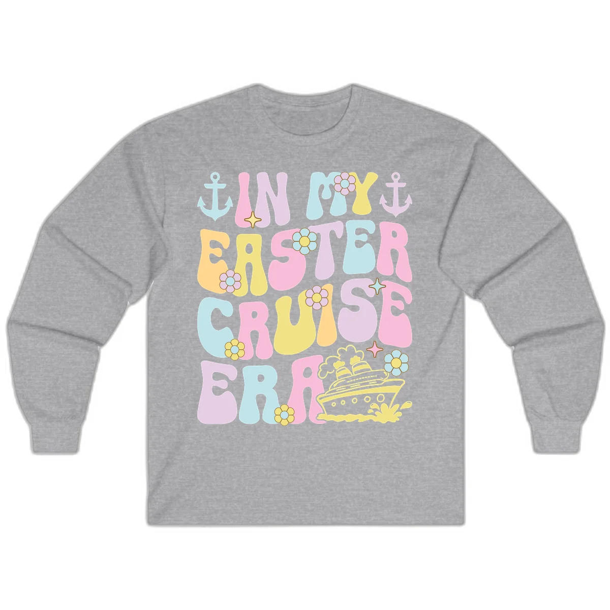 In My Cruise Era Long Sleeve in Sport Grey