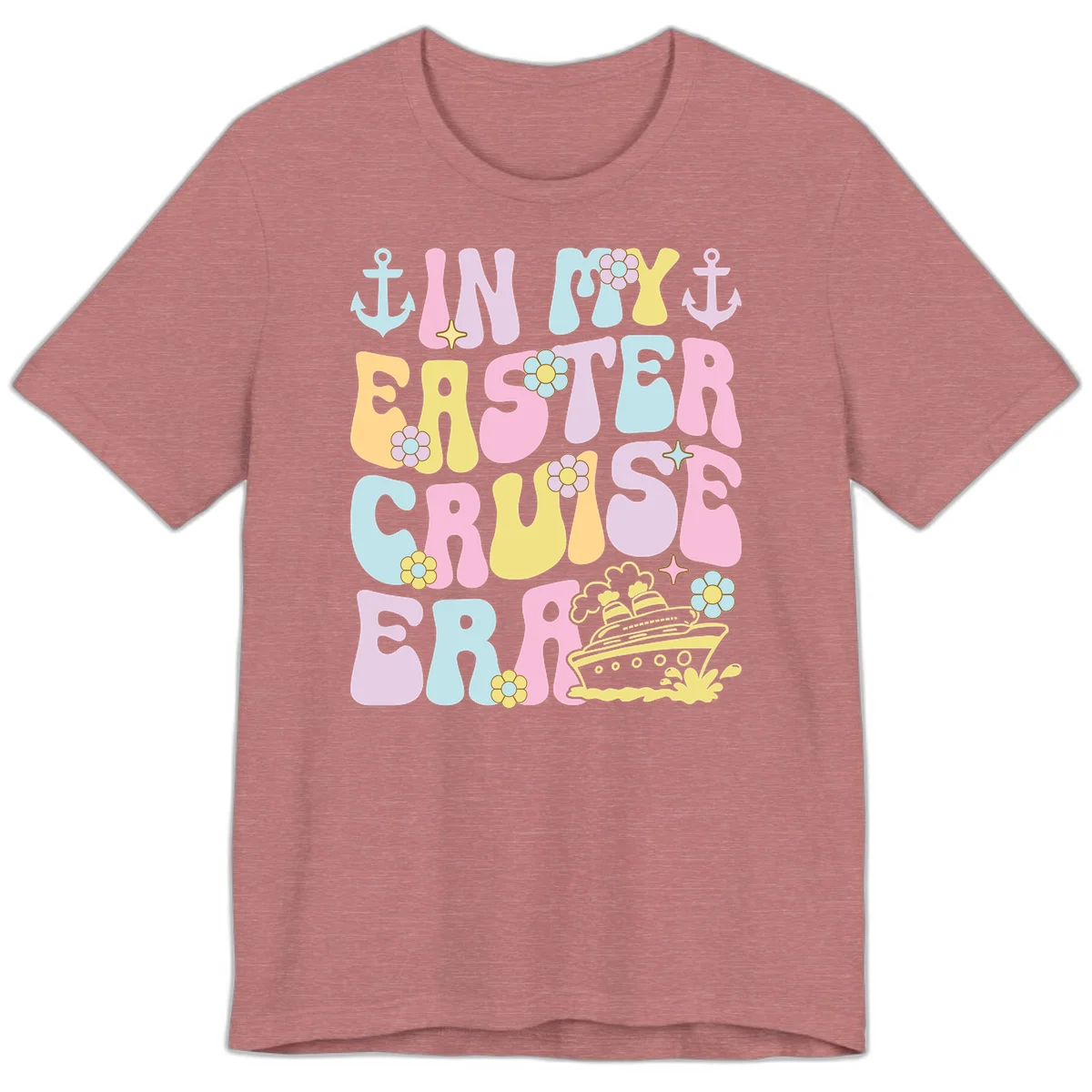 In My Cruise Era Premium T-Shirt in Heather Mauve