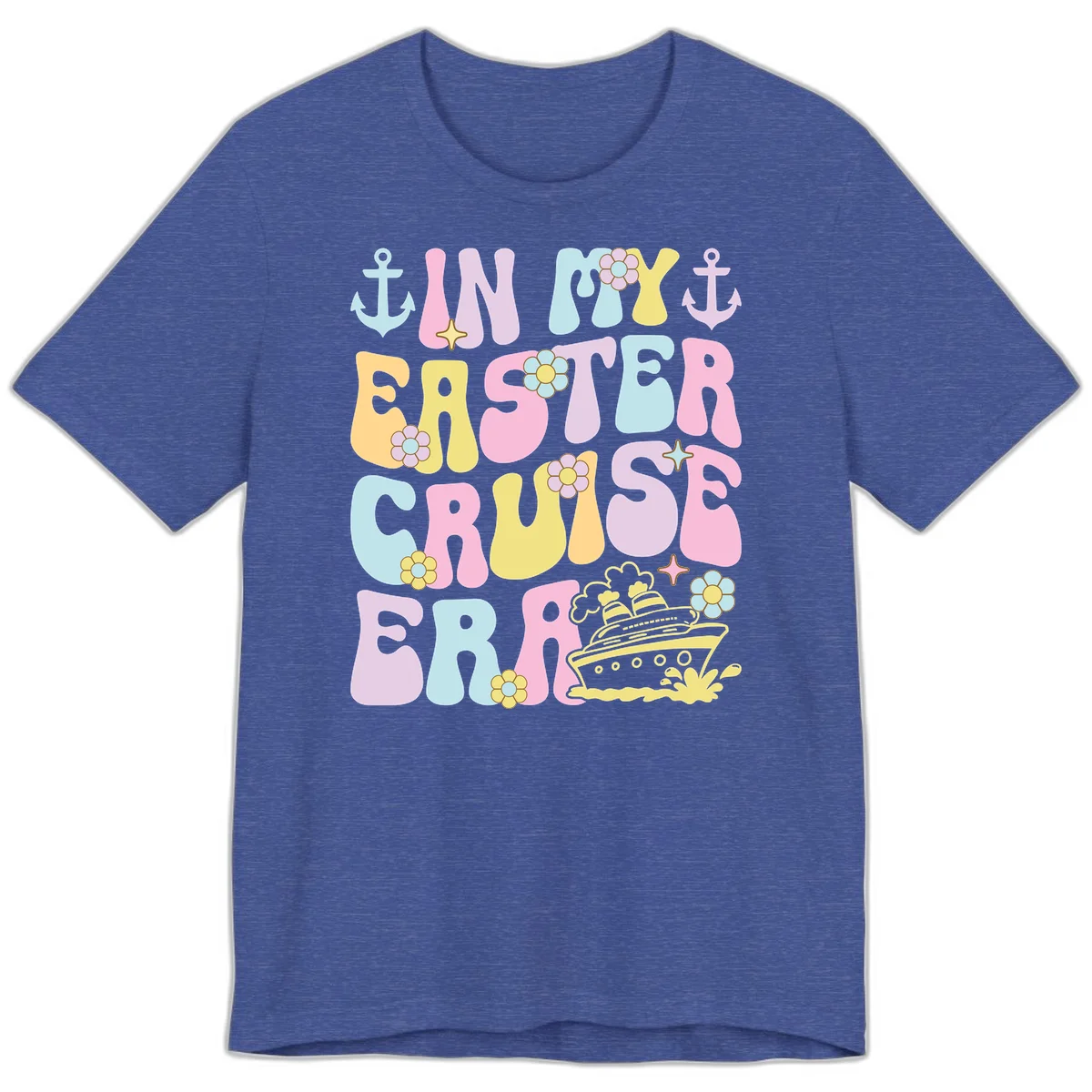 In My Cruise Era Premium T-Shirt in Heather True Royal