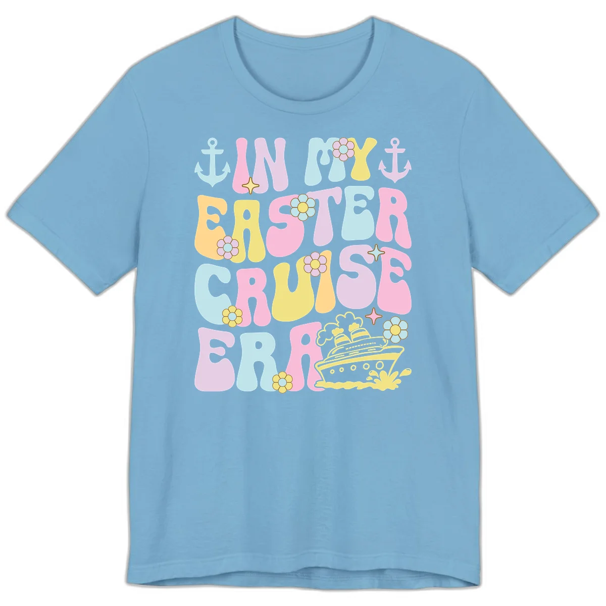 In My Cruise Era Premium T-Shirt in Ocean Blue