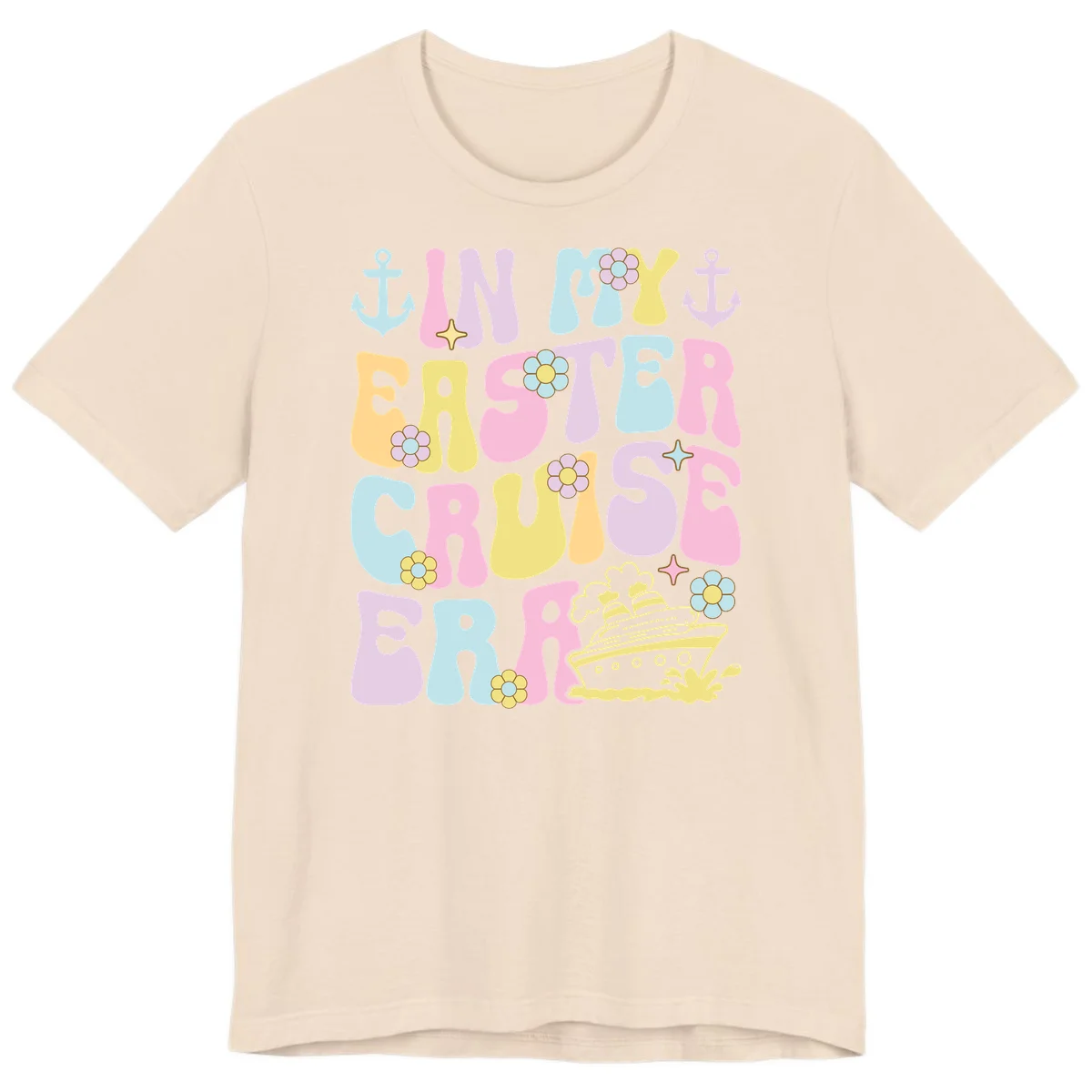 In My Cruise Era Premium T-Shirt in Soft Cream