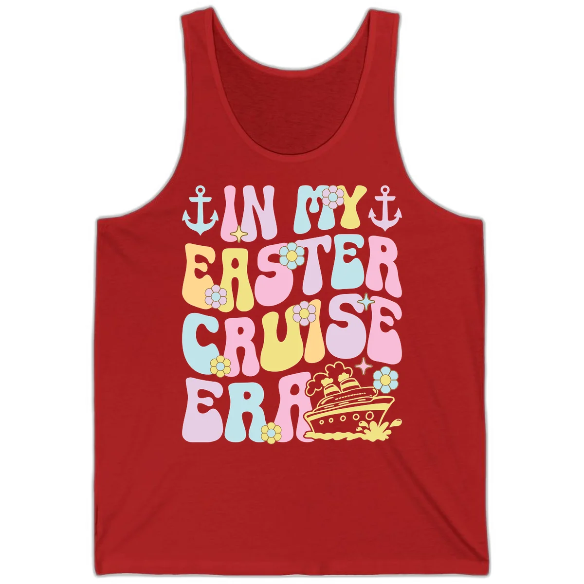 In My Cruise Era Tank in Red