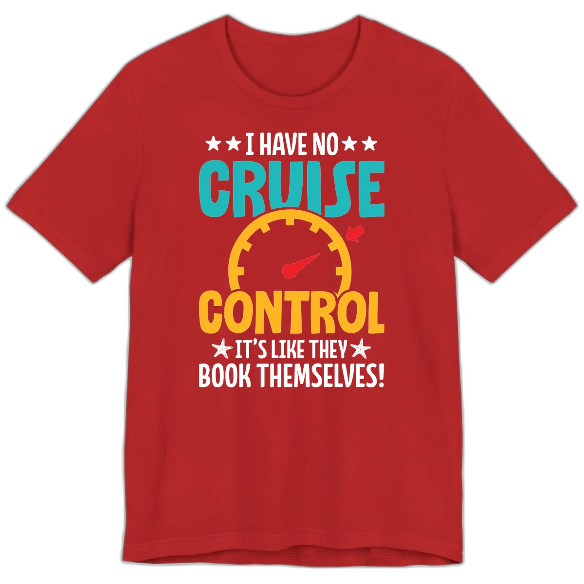 No Cruise Control Premium Cruise Tee in Red