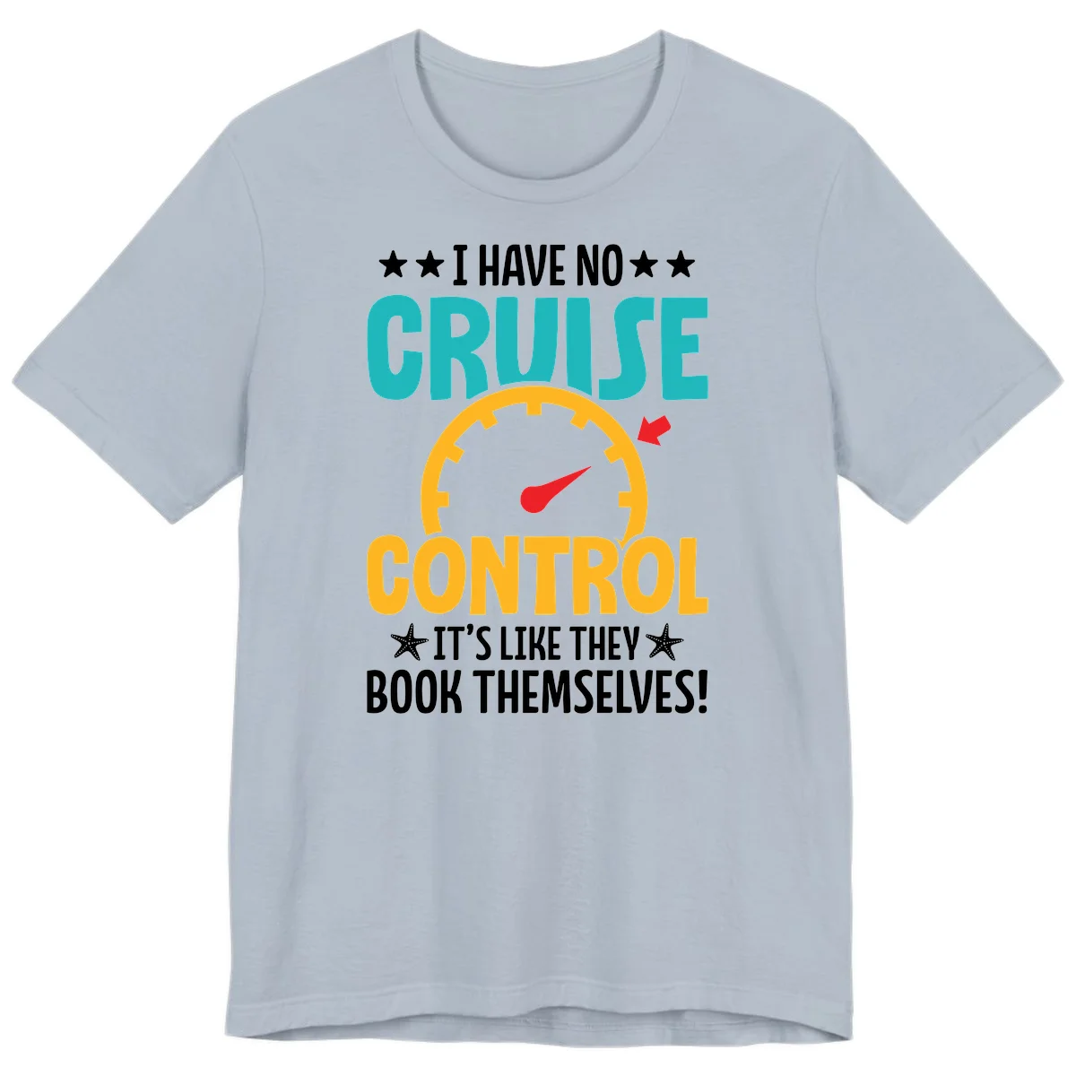 No Cruise Control Premium Cruise Tee in Light Blue