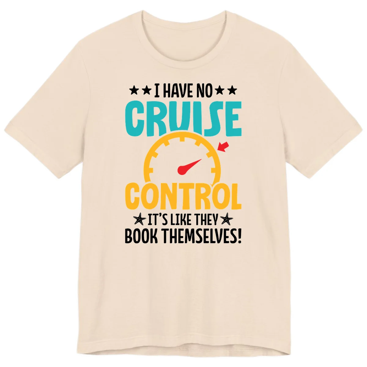 No Cruise Control Premium Cruise Tee in Soft Cream