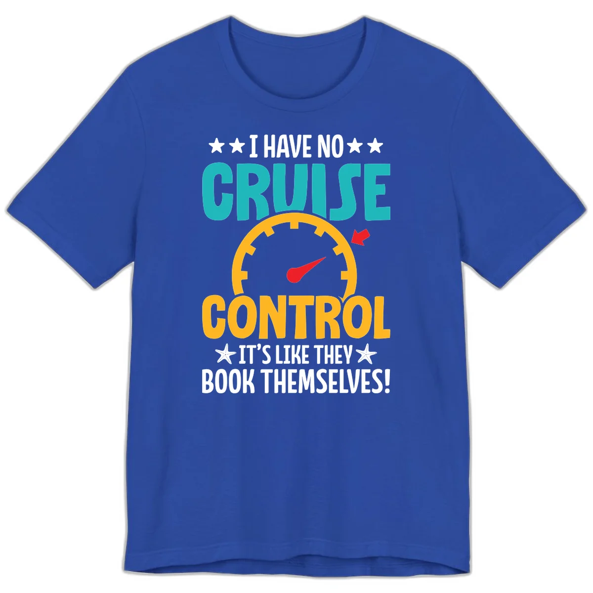 No Cruise Control Premium Cruise Tee in True Royal