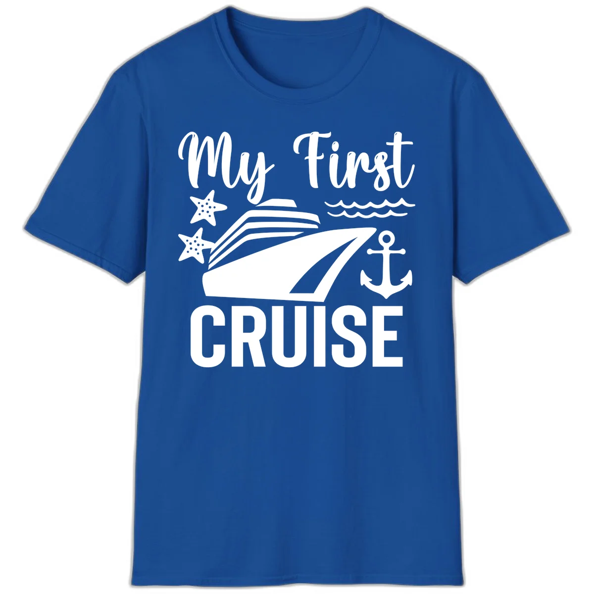My First Cruise T-Shirt for Your Maiden Voyage Adventure in Royal