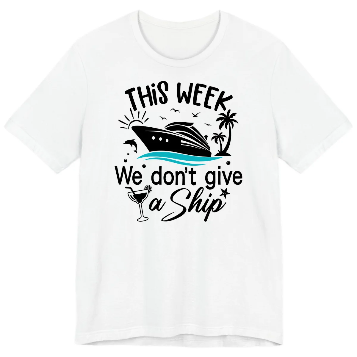 We Don't Give A Ship Premium T-Shirt in White