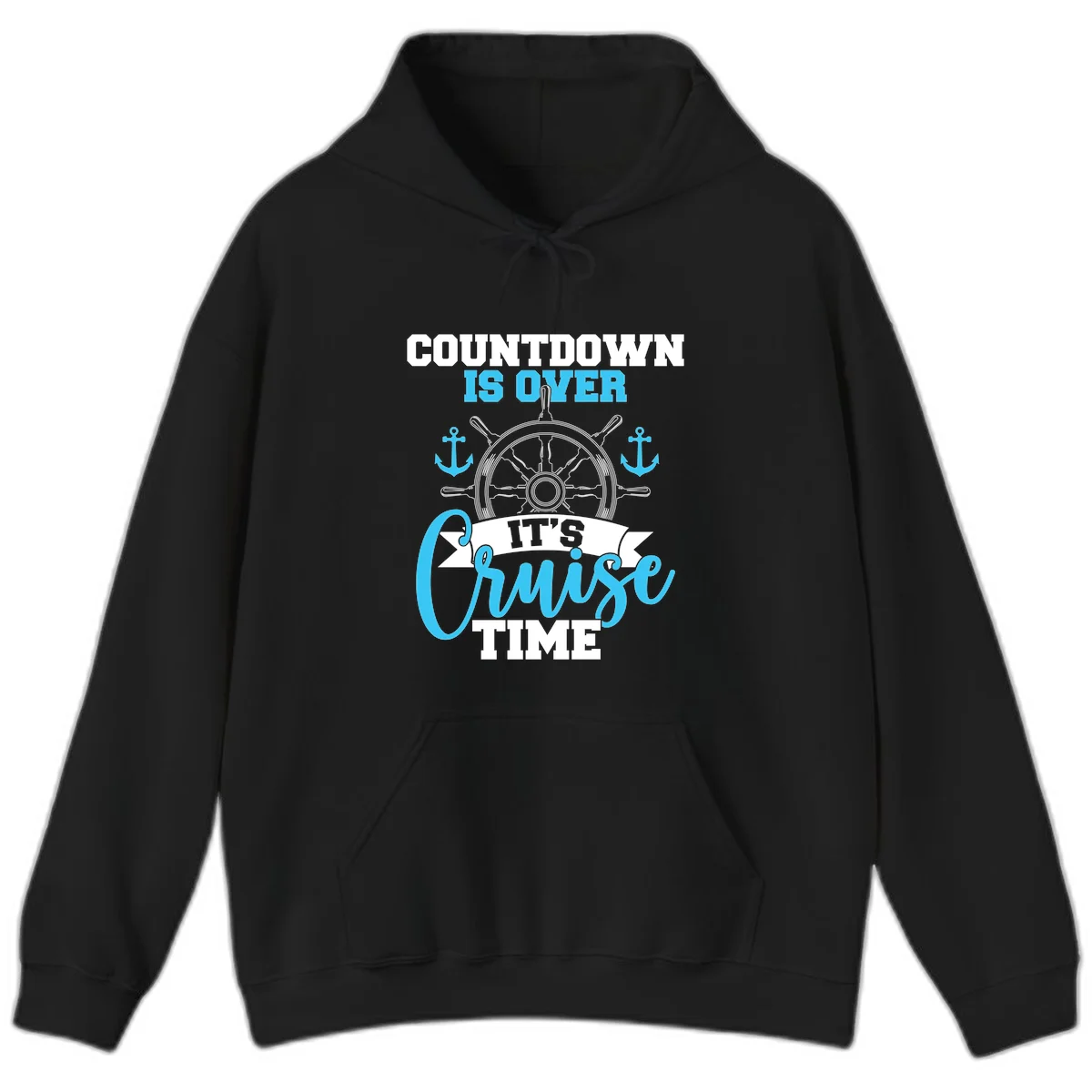 Countdown Is Over Cruise Time Hoodie in Black