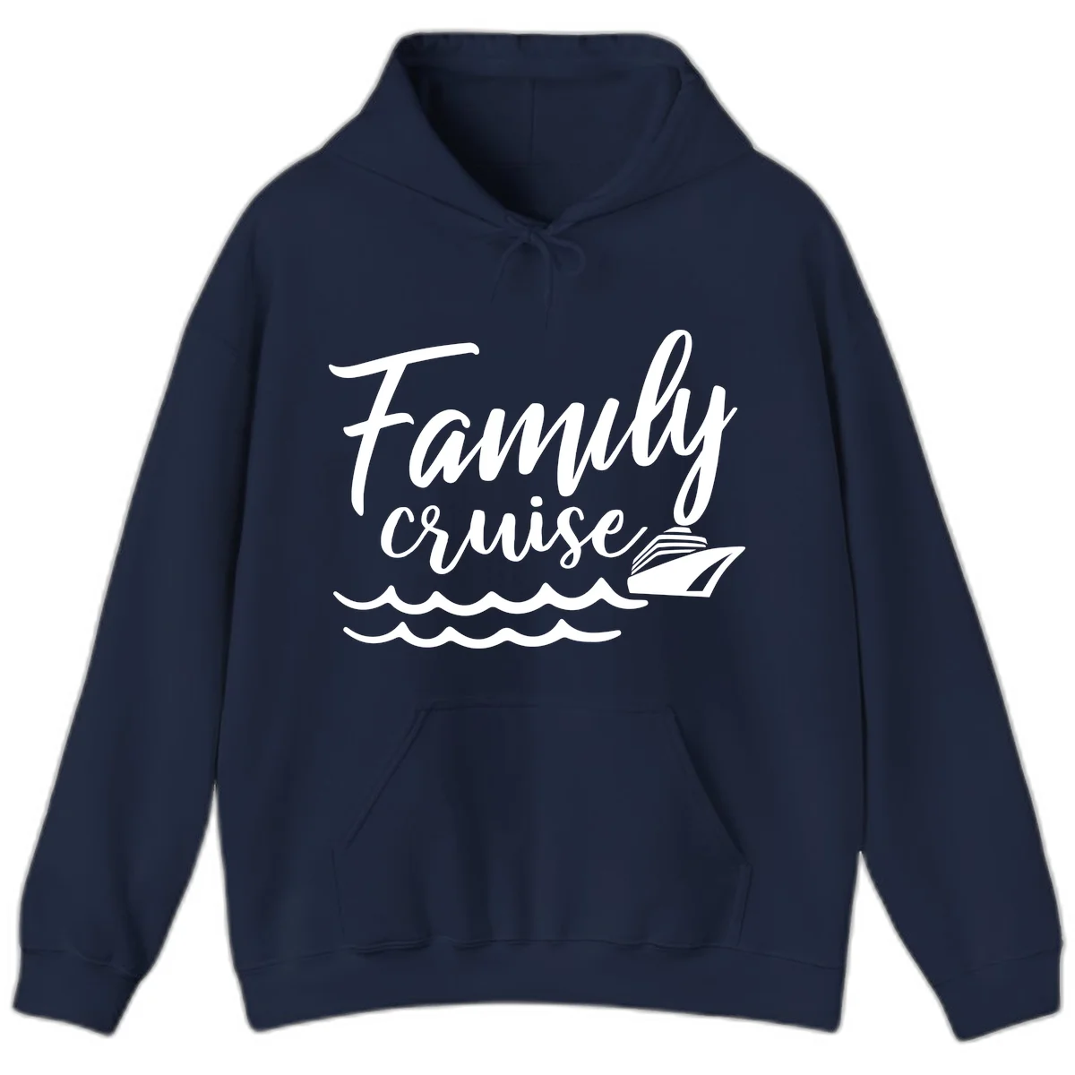 Family Cruise Adventure Hoodie in Navy