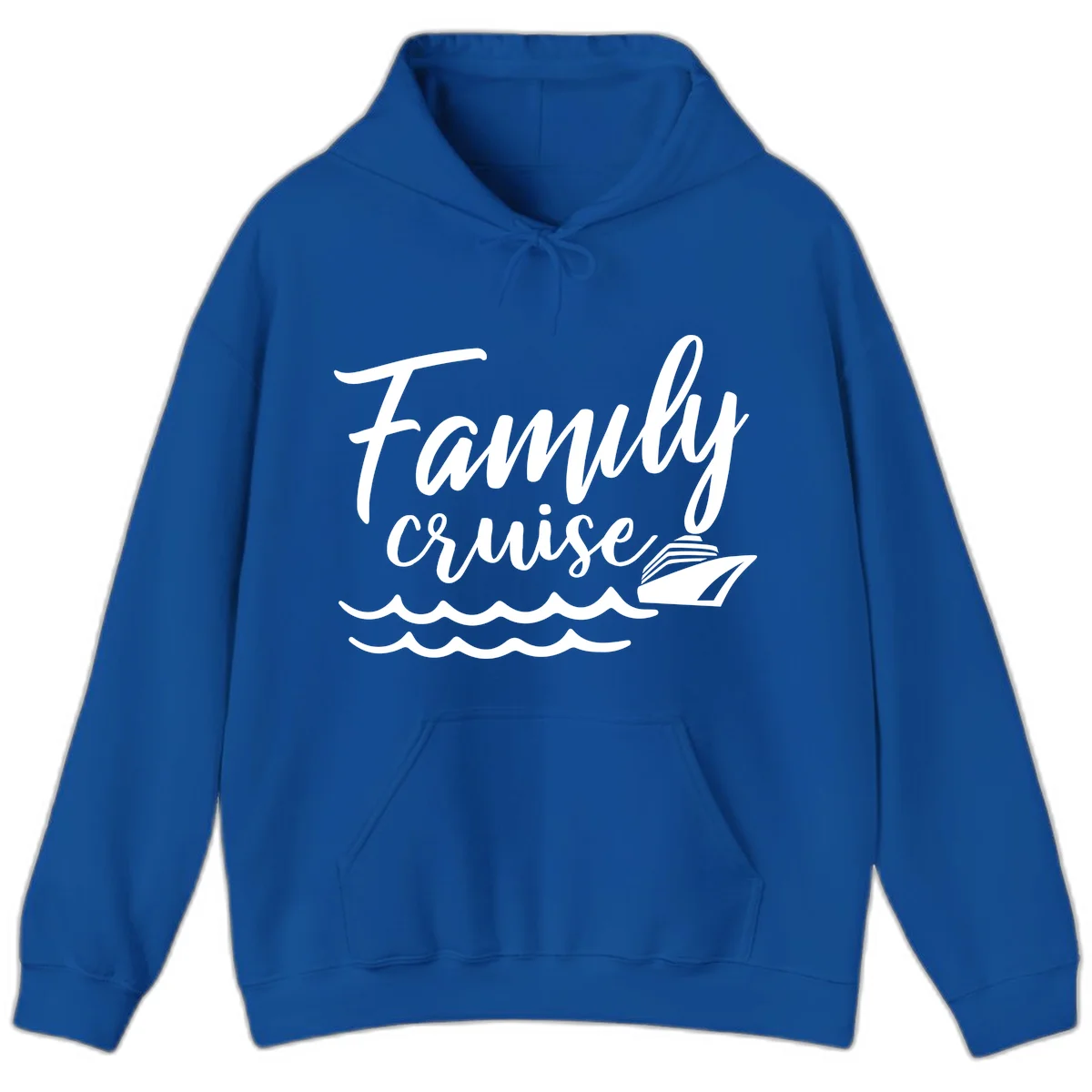 Family Cruise Adventure Hoodie in Royal