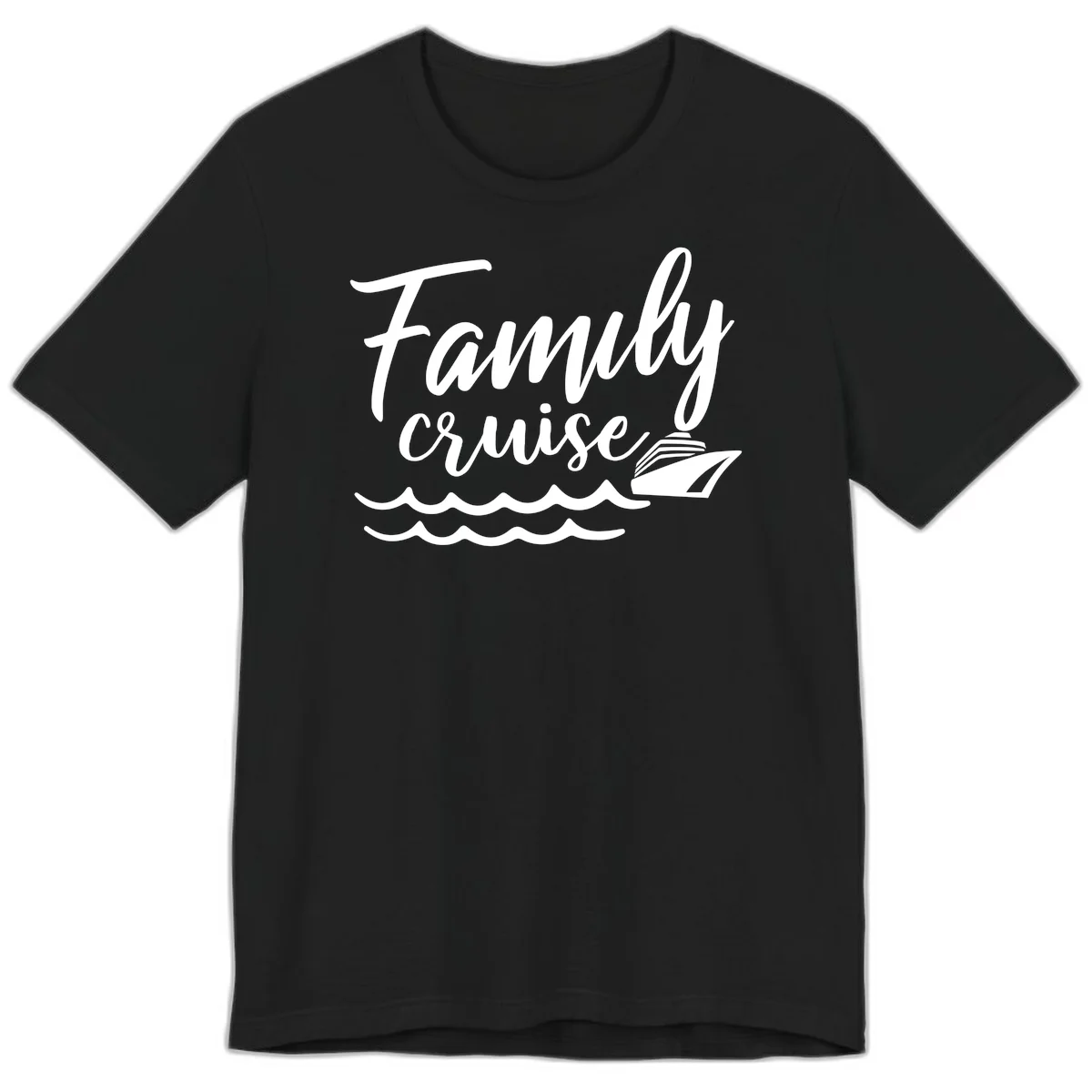 Family Cruise Adventure Premium T-Shirt in Black