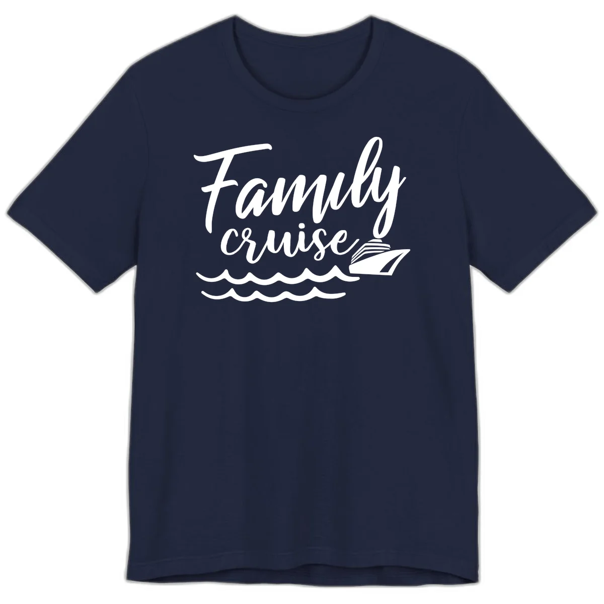 Family Cruise Adventure Premium T-Shirt in Navy