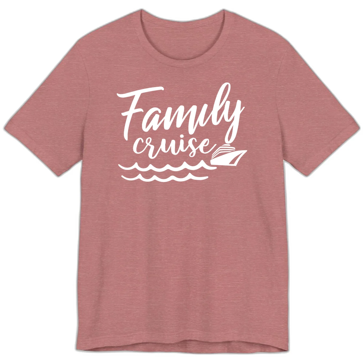 Family Cruise Adventure Premium T-Shirt in Heather Mauve