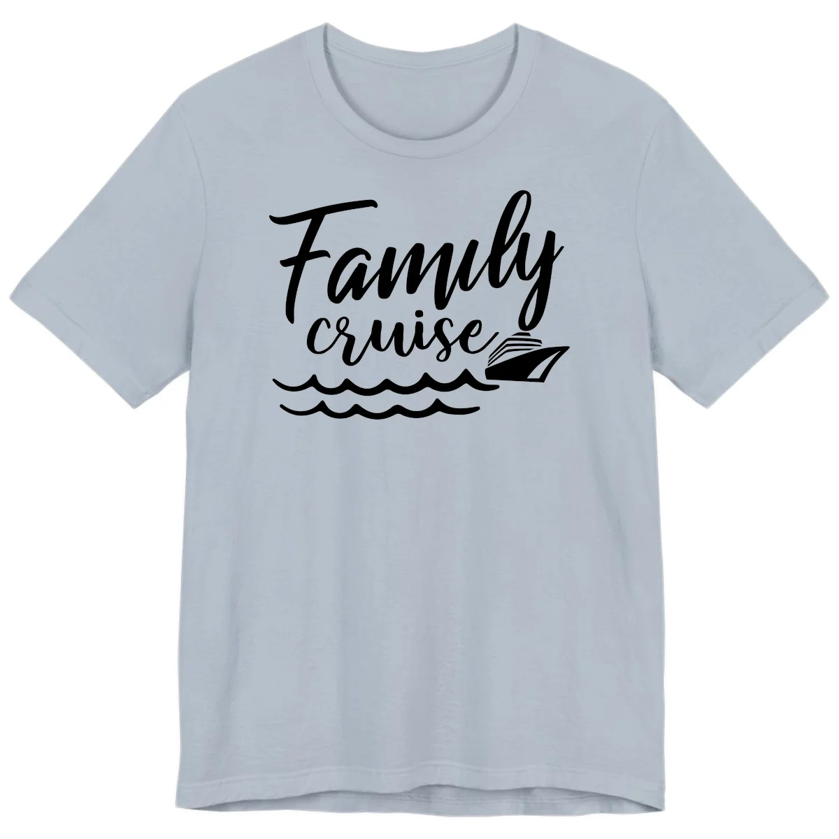 Family Cruise Adventure Premium T-Shirt in Light Blue