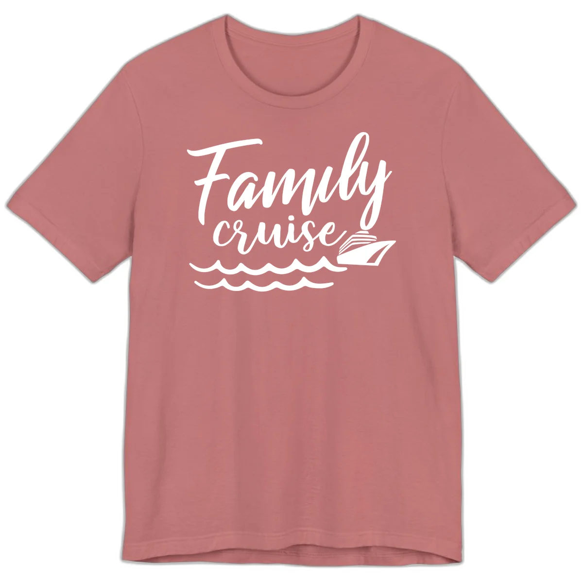 Family Cruise Adventure Premium T-Shirt in Mauve