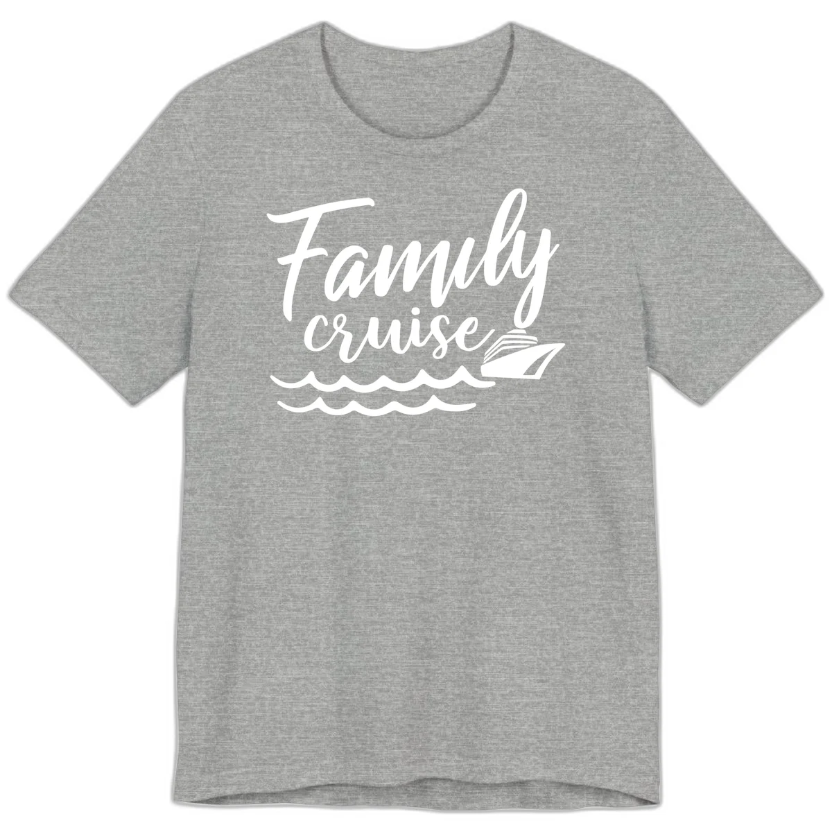 Family Cruise Adventure Premium T-Shirt in Athletic Heather