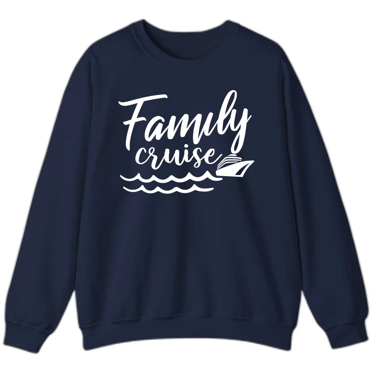 Family Cruise Adventure Sweatshirt in Navy