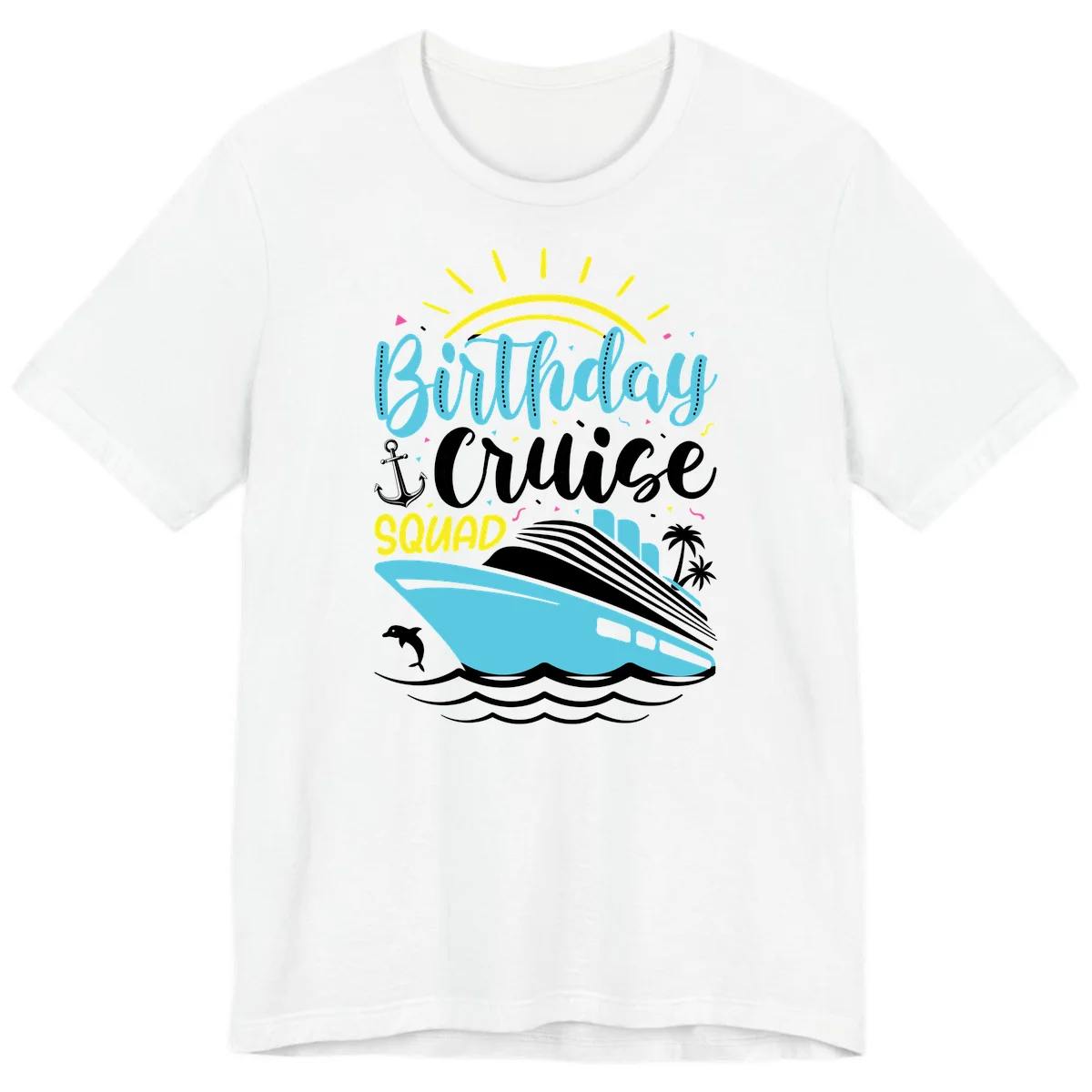 Birthday Cruise Squad Premium T-Shirt in White