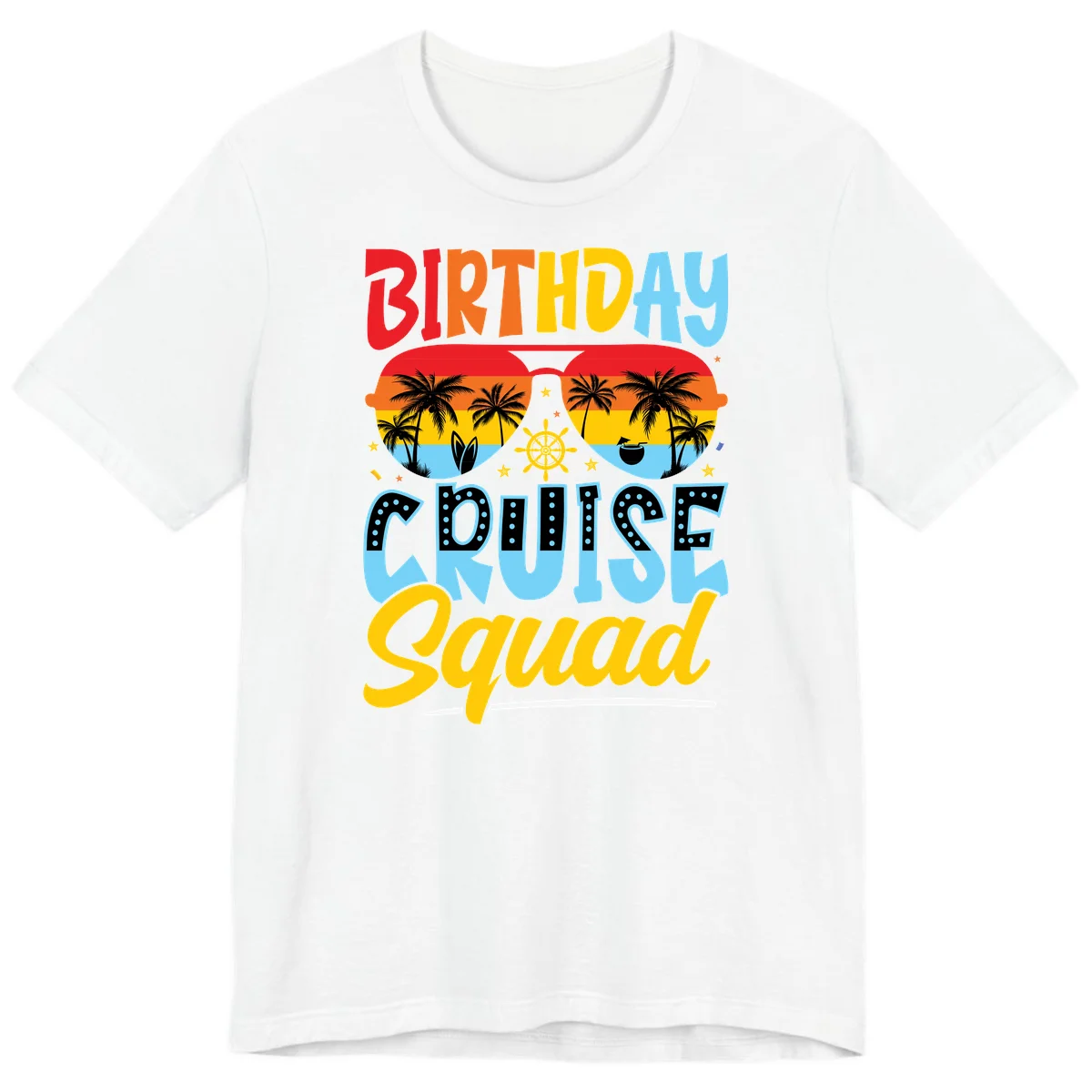 Birthday Cruise Squad Premium T-Shirt in White