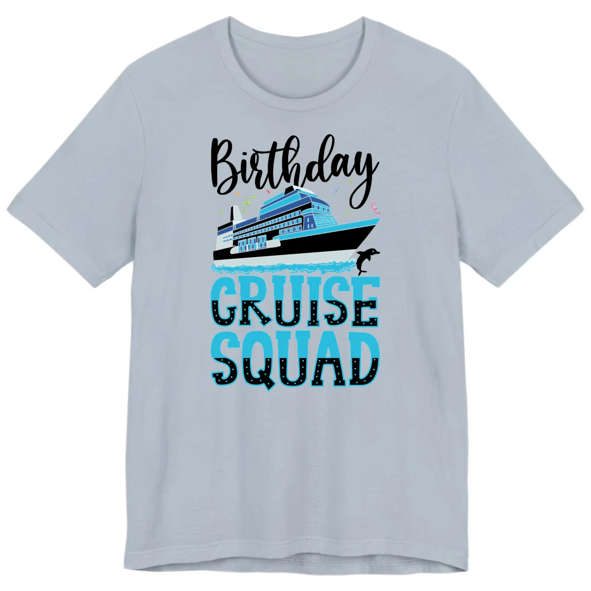 Birthday Cruise Squad Premium T-Shirt in Light Blue