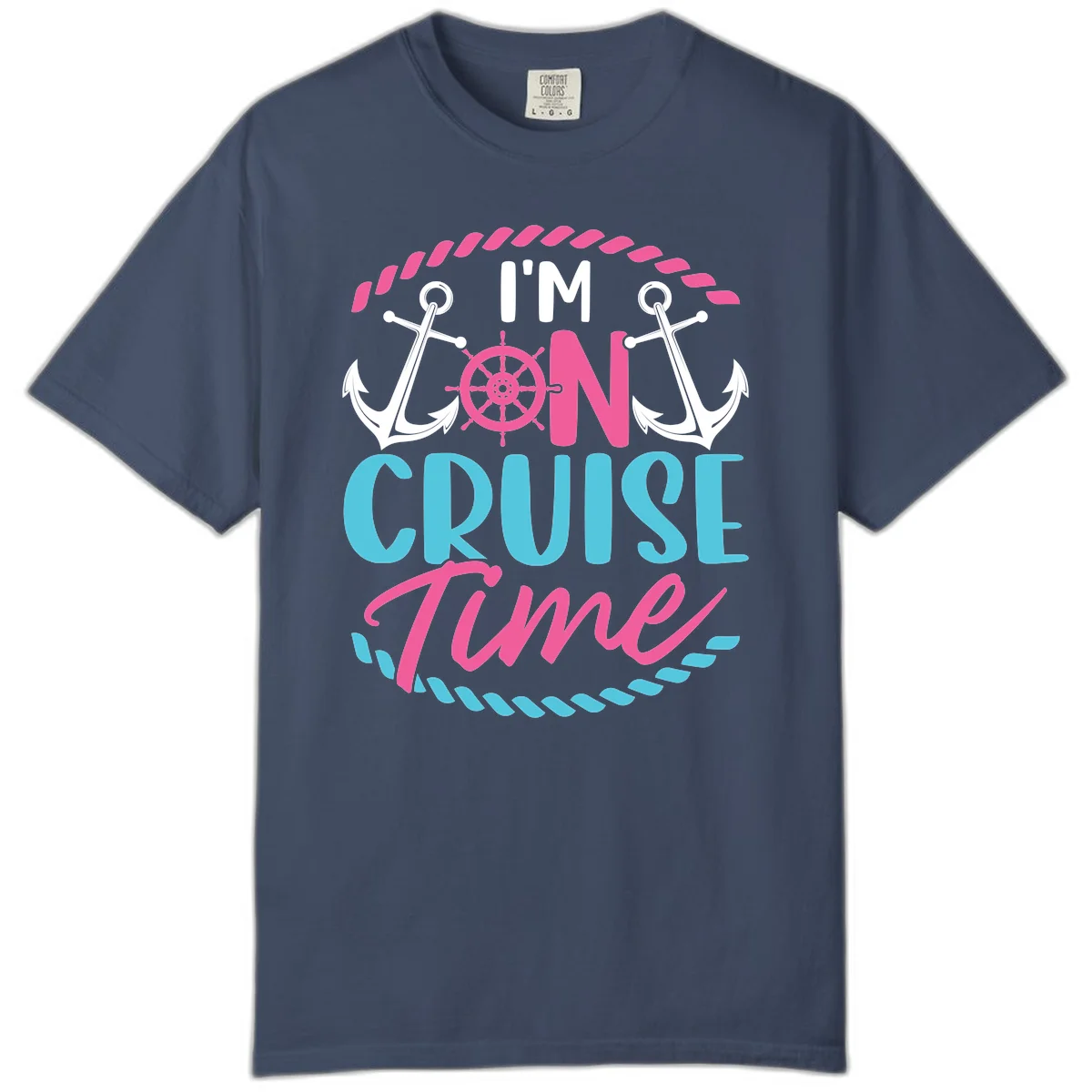 I'm On Cruise Time Comfort Color in Midnight