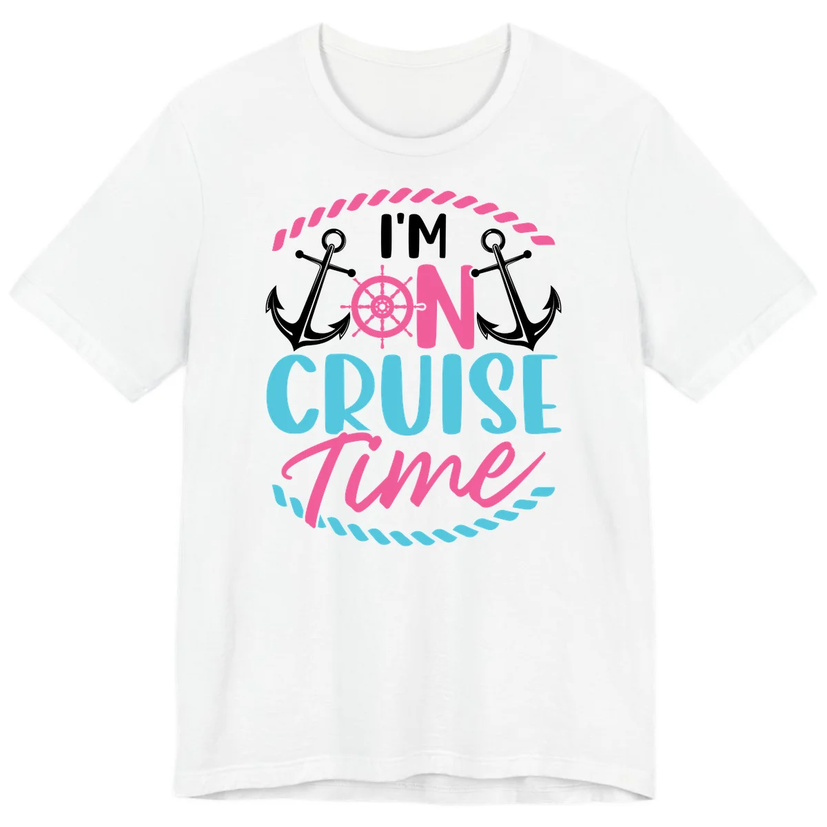 I'm On Cruise Time Premium T-Shirt in White
