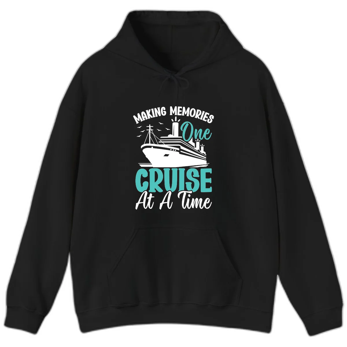 Making Memories One Cruise At A Time Hoodie in Black