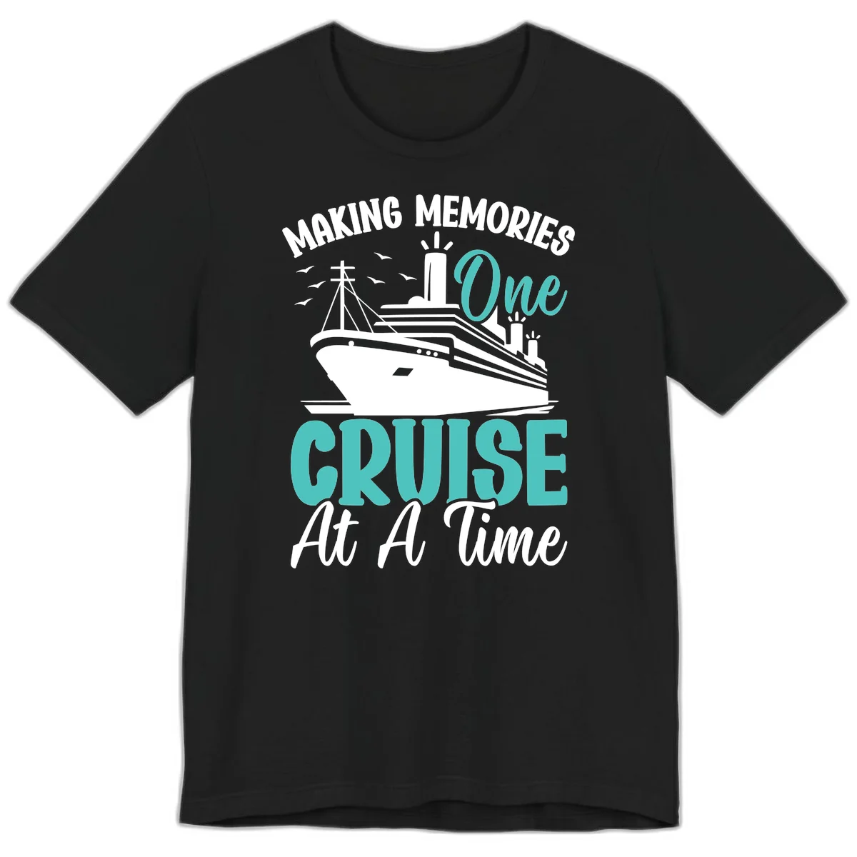 Making Memories One Cruise At A Time Premium T-Shirt in Black