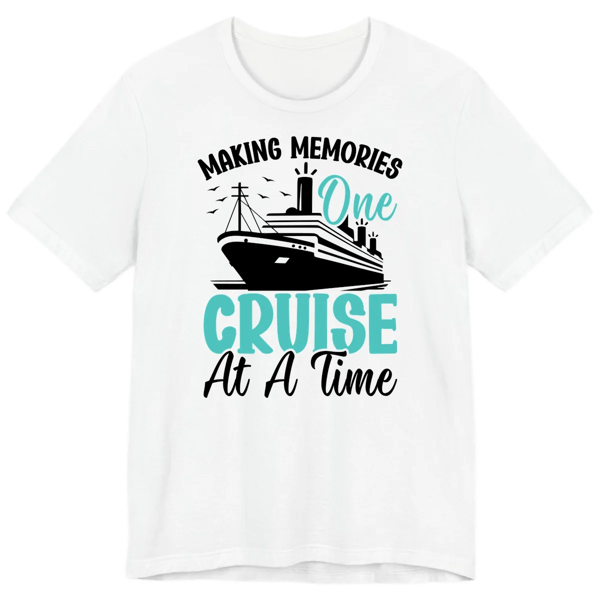 Making Memories One Cruise At A Time Premium T-Shirt in White