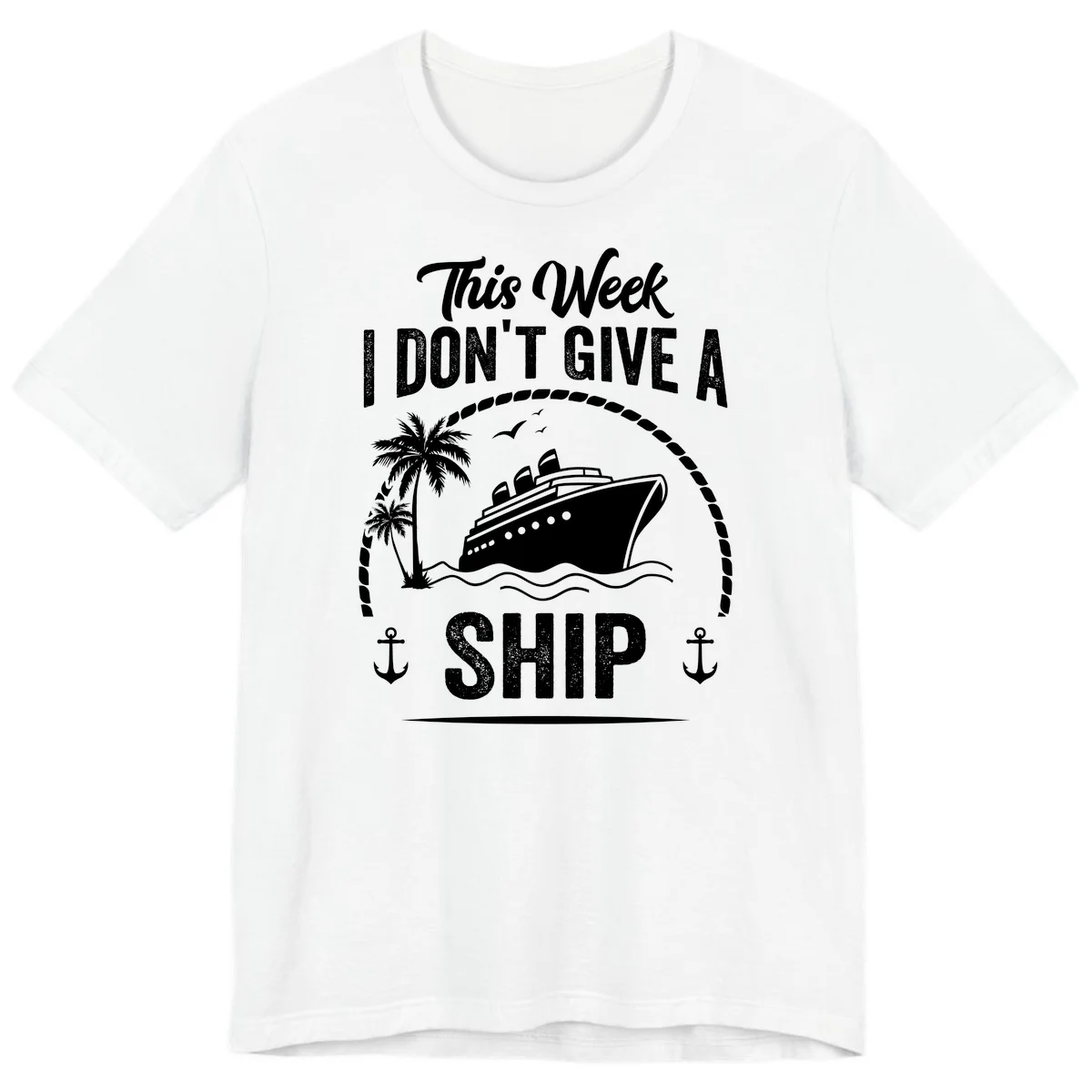 This Week I Don't Give A Ship Premium T-Shirt in White