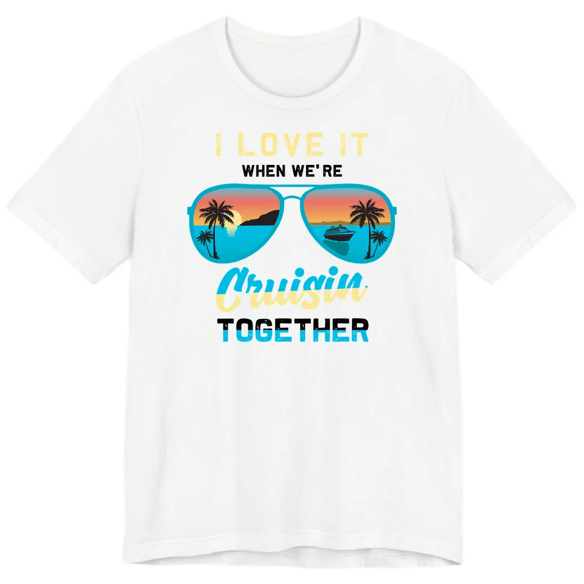 Cruising When We're Cruisin Together Premium T-Shirt in White