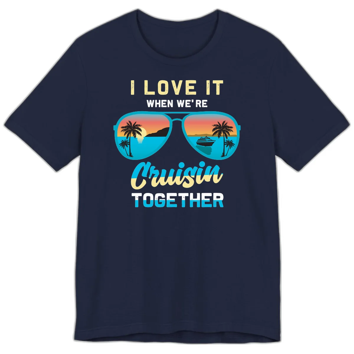Cruising When We're Cruisin Together Premium T-Shirt in Navy