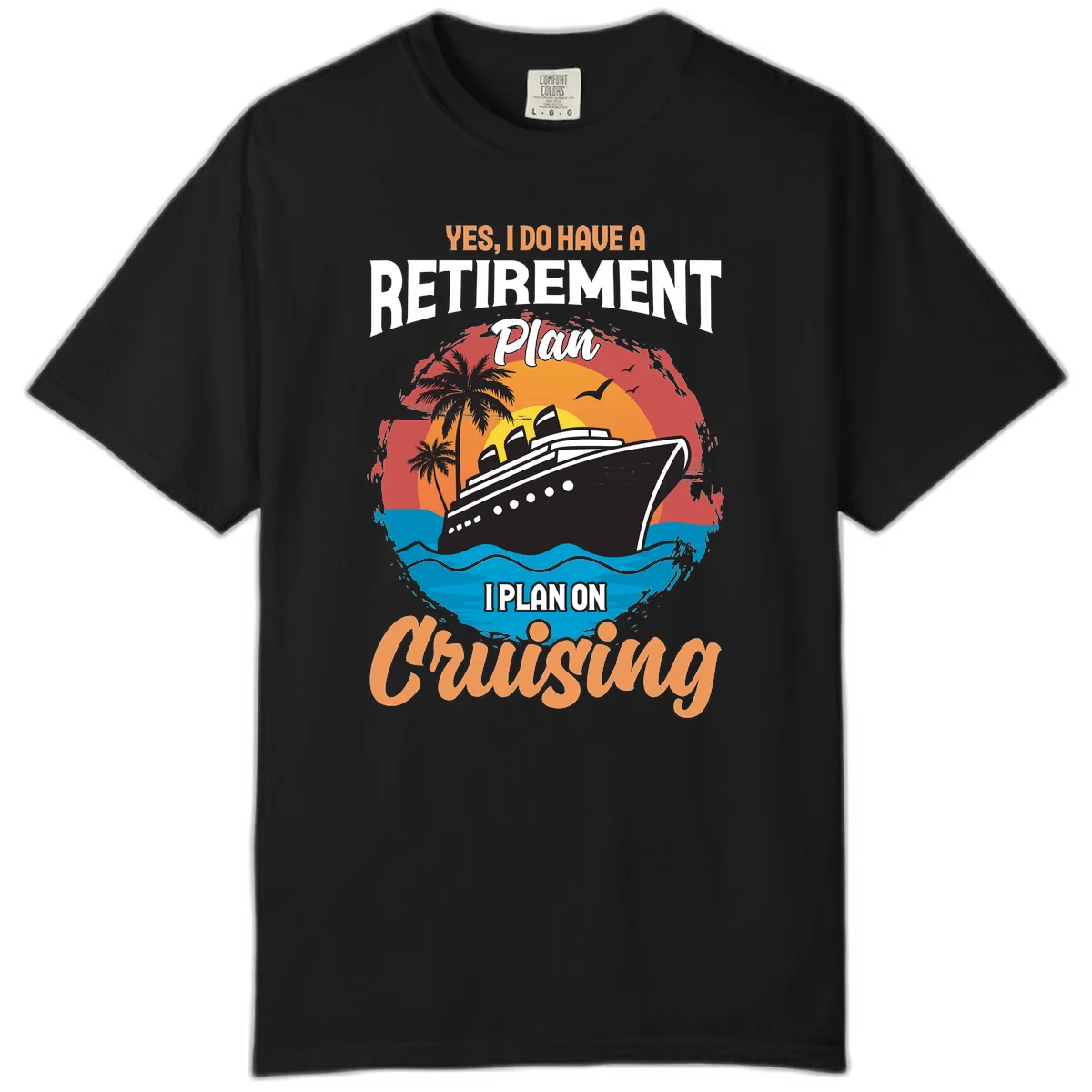 Retirement Plan Cruising Comfort Color in Black