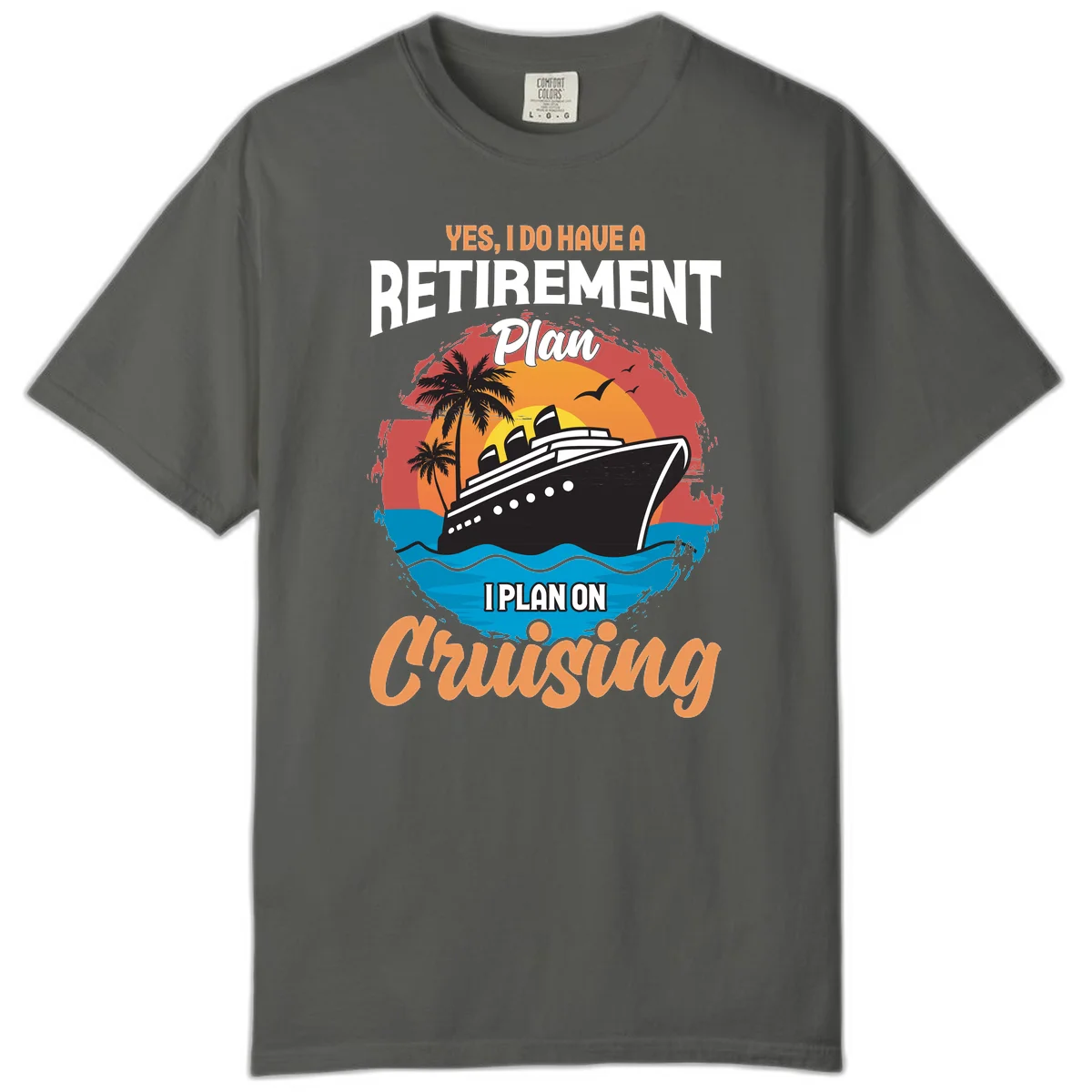 Retirement Plan Cruising Comfort Color in Pepper