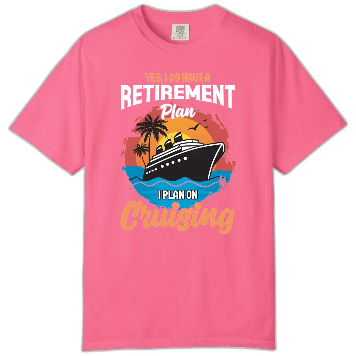 Retirement Plan Cruising Comfort Color in Crunchberry