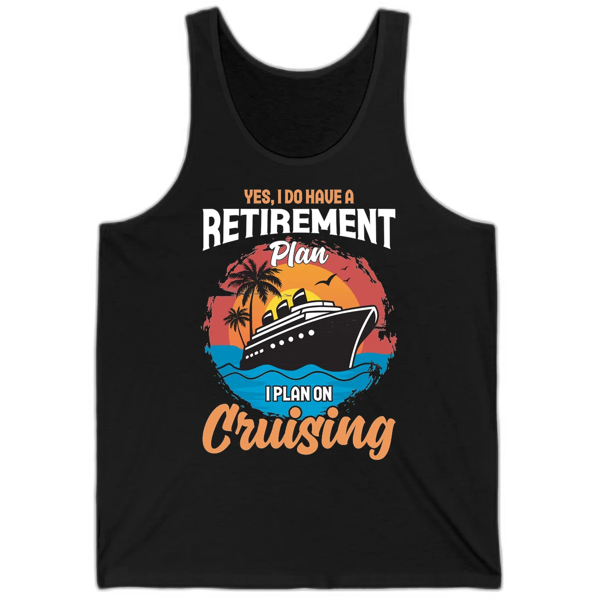 Retirement Plan Cruising Tank in Black