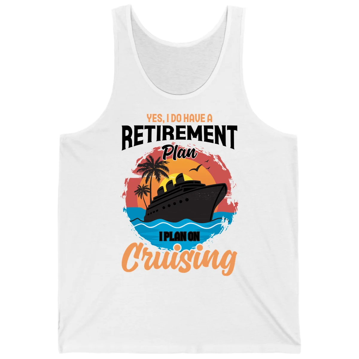 Retirement Plan Cruising Tank in White