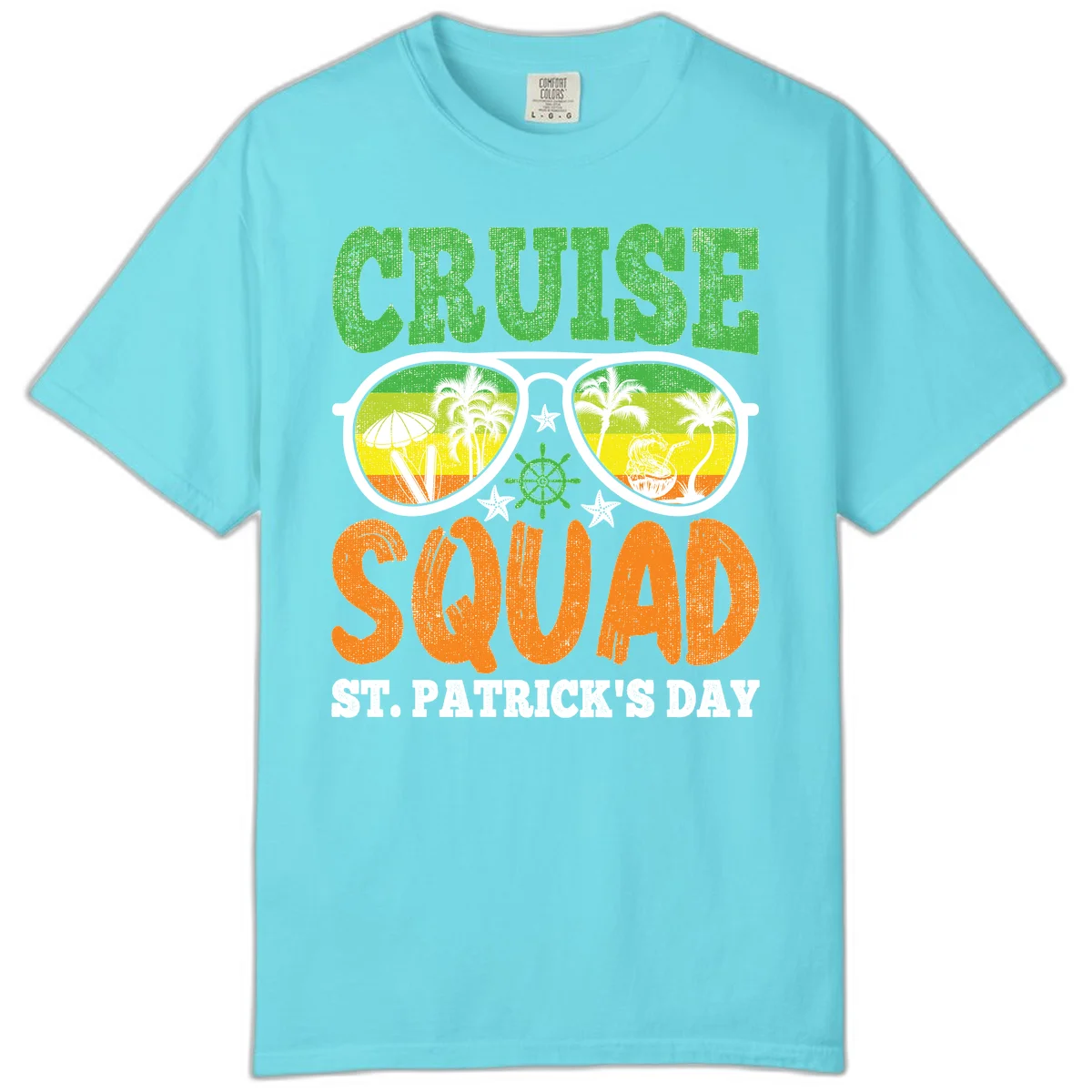 Cruise Squad Squad Sunglasses Comfort Color in Lagoon Blue