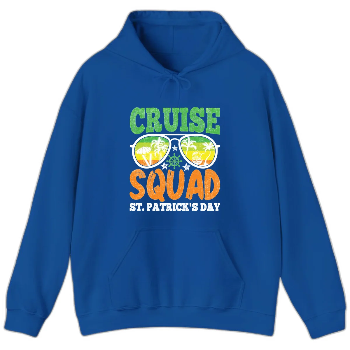 Cruise Squad Squad Sunglasses Hoodie in Royal
