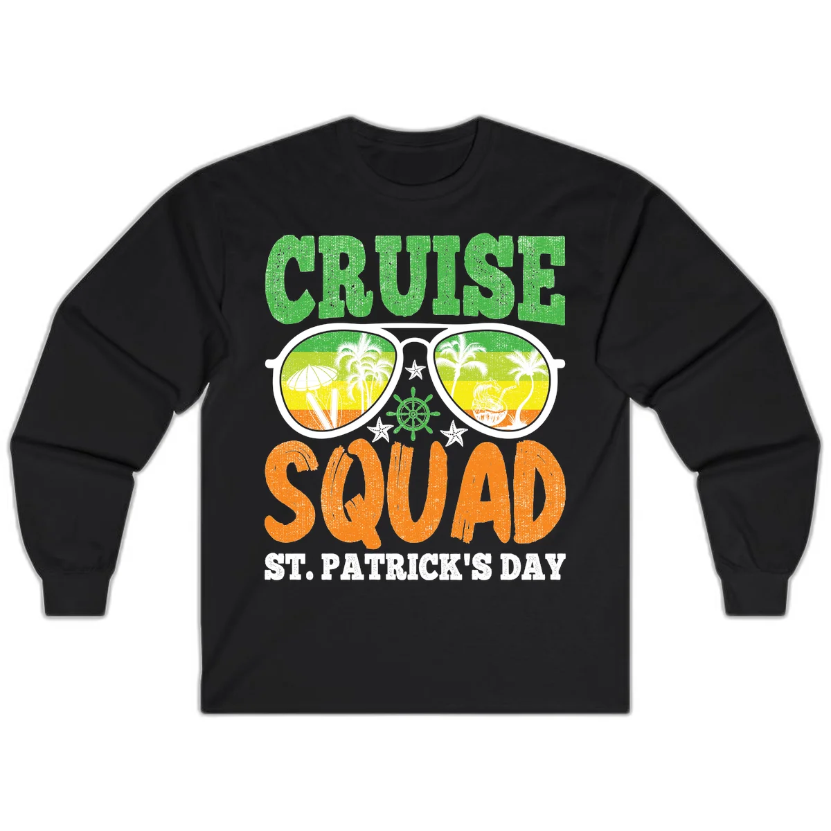 Cruise Squad Squad Sunglasses Long Sleeve in Black