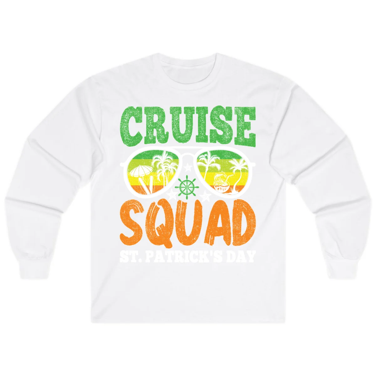 Cruise Squad Squad Sunglasses Long Sleeve in White