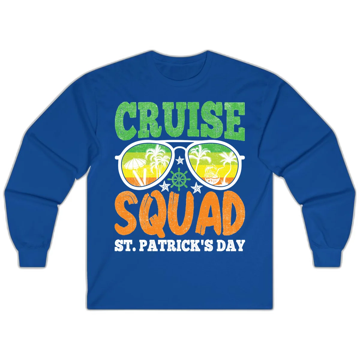 Cruise Squad Squad Sunglasses Long Sleeve in Royal