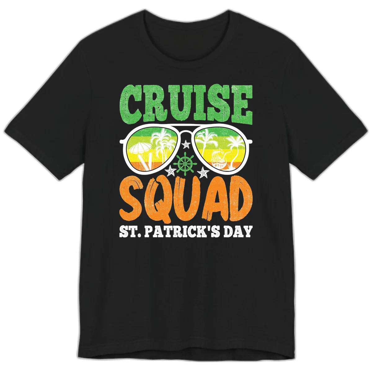 Cruise Squad Squad Sunglasses Premium T-Shirt in Black