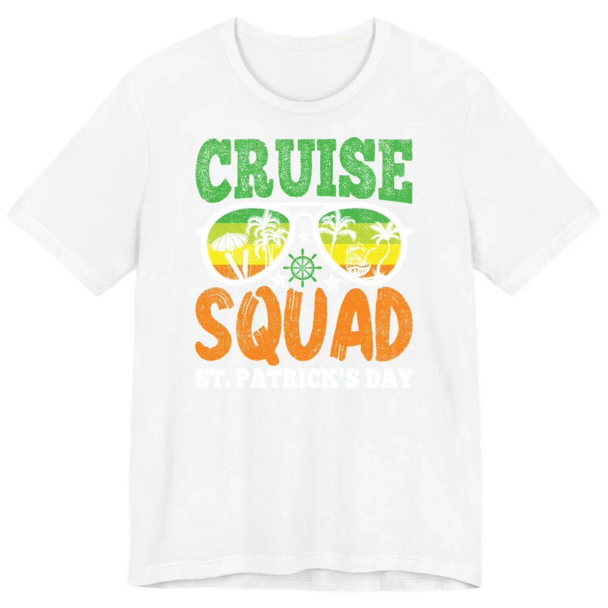 Cruise Squad Squad Sunglasses Premium T-Shirt in White