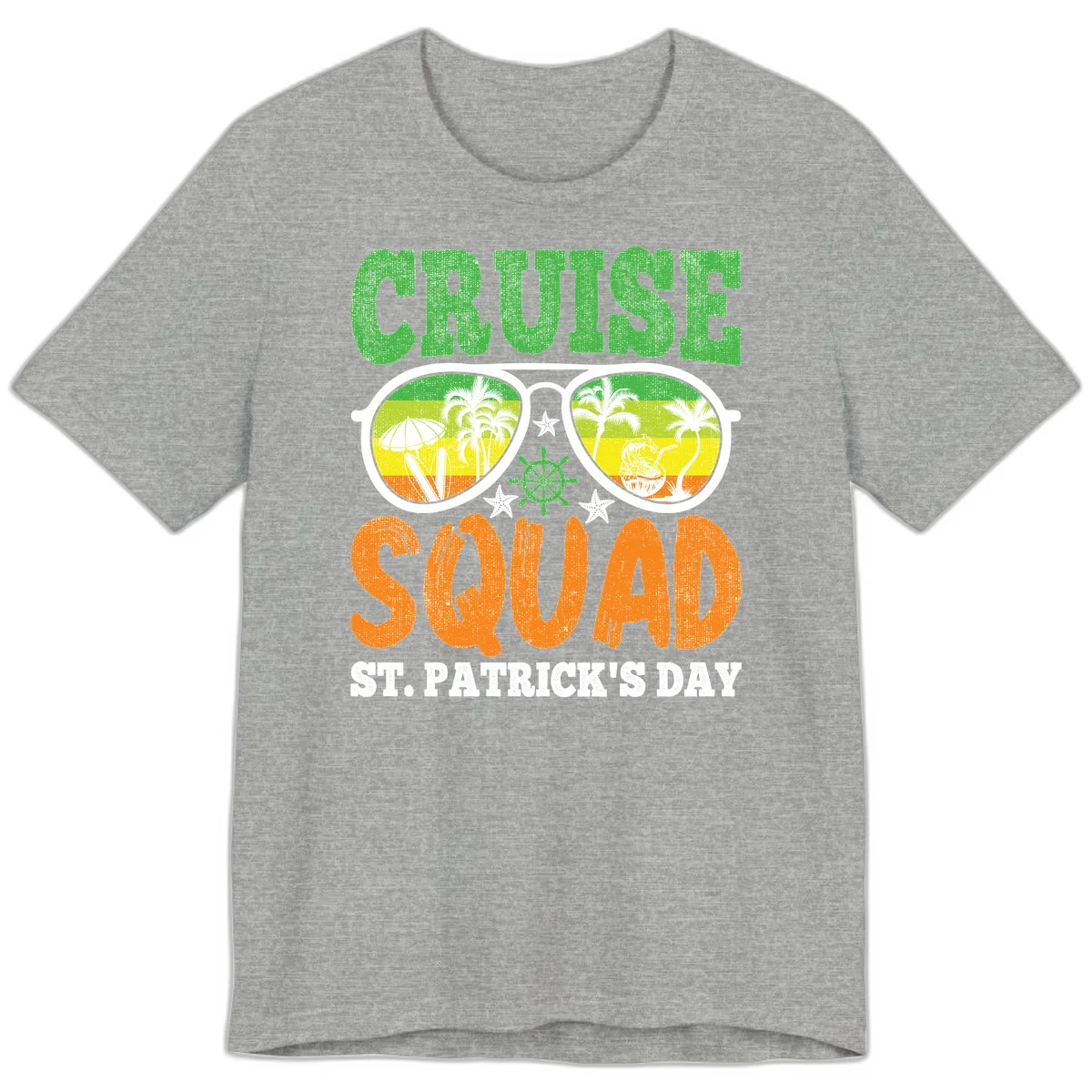Cruise Squad Squad Sunglasses Premium T-Shirt in Athletic Heather