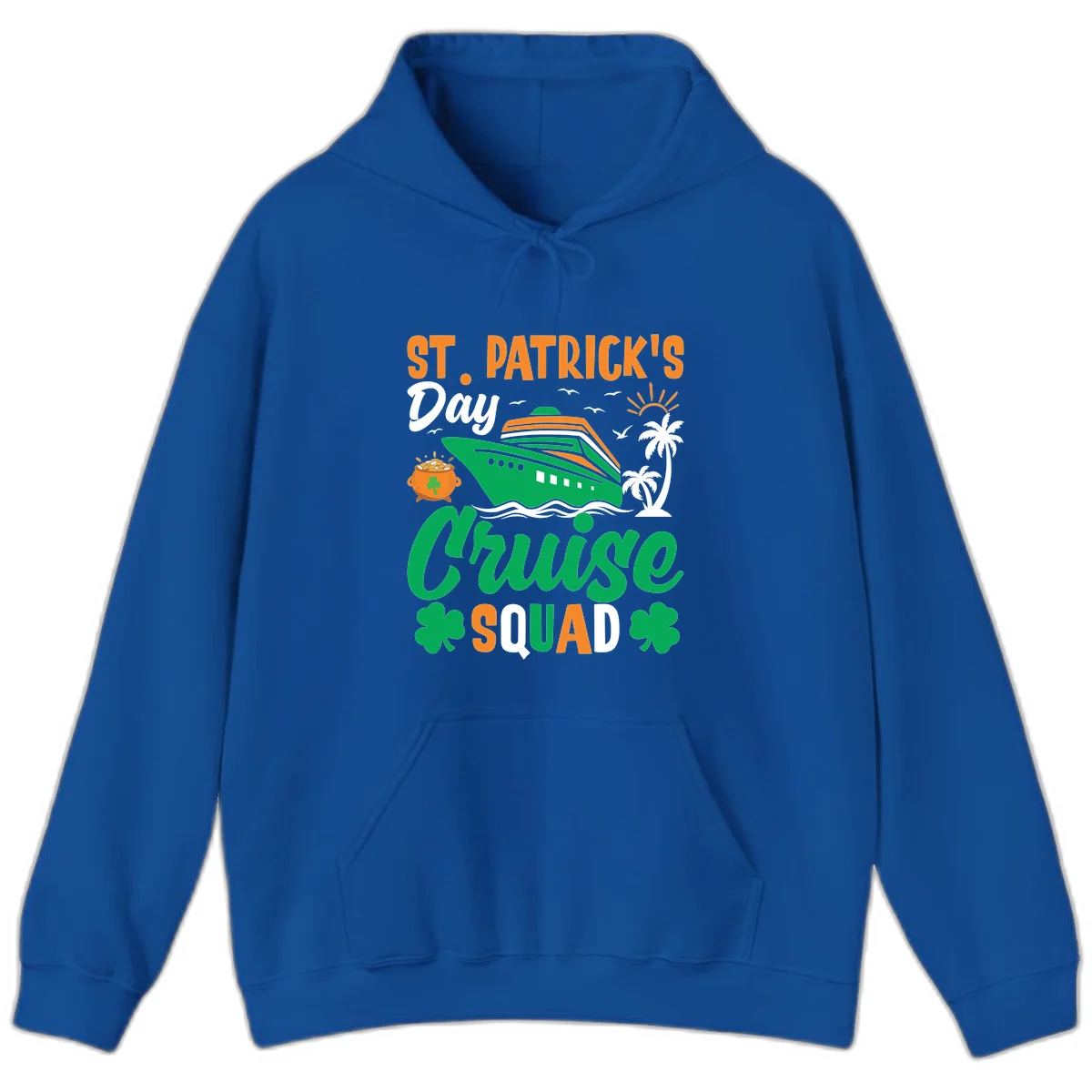 St. Patrick's Day Cruise Squad Hoodie in Royal