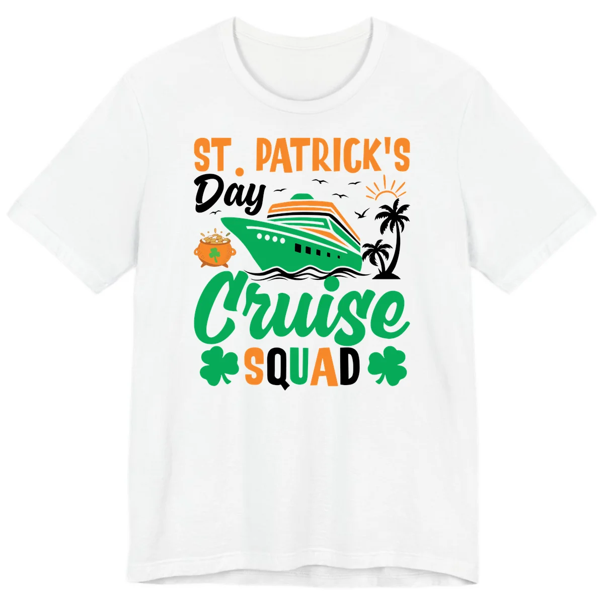 St. Patrick's Day Cruise Squad Premium T-Shirt in White